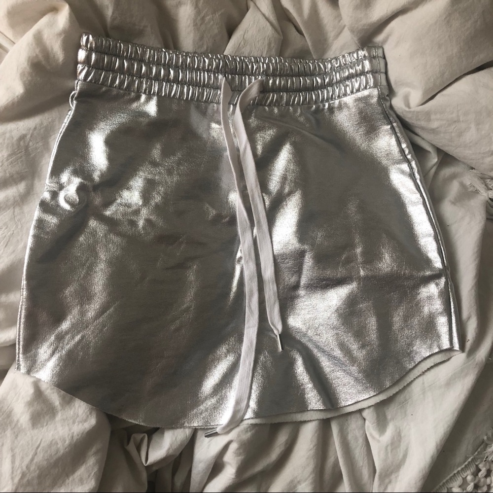 Metallic skirt